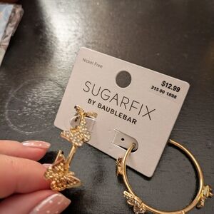 Sugarfix by BaubleBar Gold Butterfly Earrings